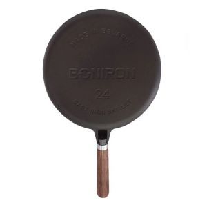 Сковорода блинная чугунная Boniron со съемной ручкой 24 см