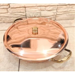 Медная сковорода с крышкой CopperCrafts, Португалия