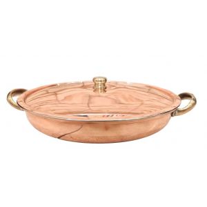 Медная сковорода с крышкой CopperCrafts, Португалия