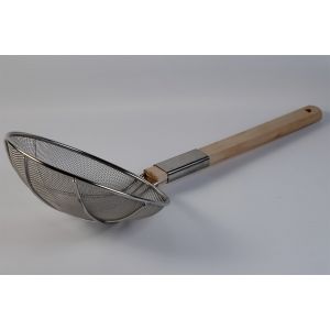Шумовка-паук для вока (Wok) с деревянной ручкой 20-24 см