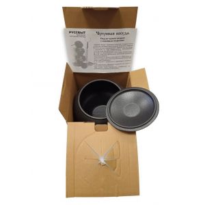 Горшок "Чугунок" Руссбыт 2.5 л с крышкой эмалированный