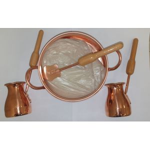 Медный набор для приготовления  кофе на песке