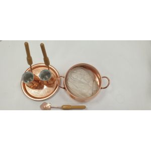 Медный набор для приготовления  кофе на песке