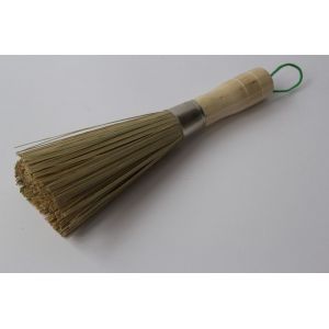 Щетка для очистки вока казана из бамбука с дер. ручкой